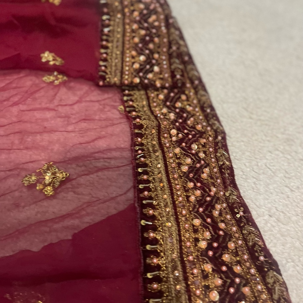 Beautiful Maria b handmade saree - Picture 3 of 16